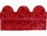 Бордюр декоративный (красный)